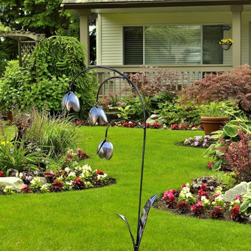 Fleur de vallée en métal robuste décoration extérieure verticale de haute qualité - 6