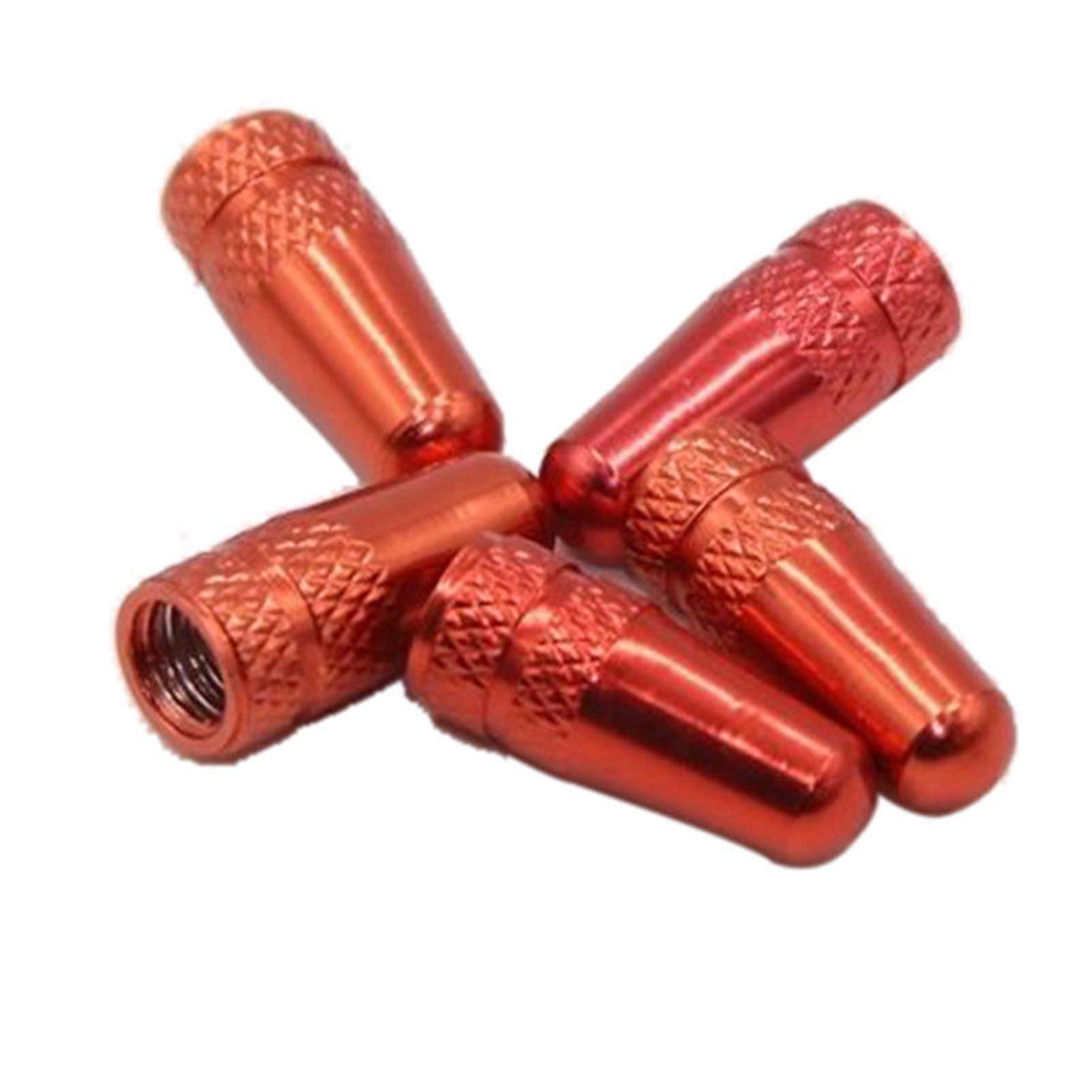 UYSELA Ventilverschraubung, 2 Stück Fahrrad-Ventilkappe, Aluminium, Fahrrad-Pr-es-ta-Ventilkappe, Hochdruckspikes, Reifenventil, Staubschutz, M-T-B, Fahrrad, Fahrrad (Farbe: 2 Stück Typ B Blau)
