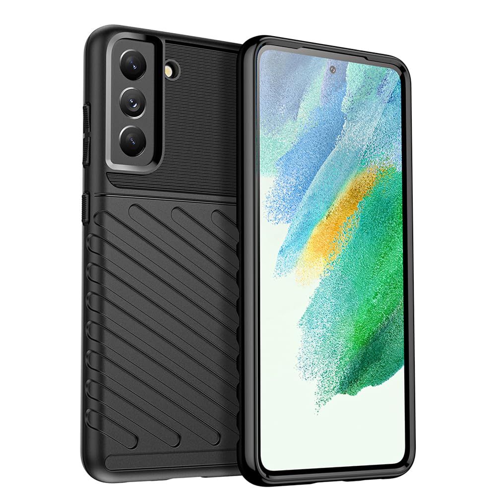 Amazon Brand- Solimo Basic Case for Samsung Galaxy S21 FE 5G (Carbon Fiber_Black) (B0CGZT9P3N) Amazon Price History, Amazon Price Tracker