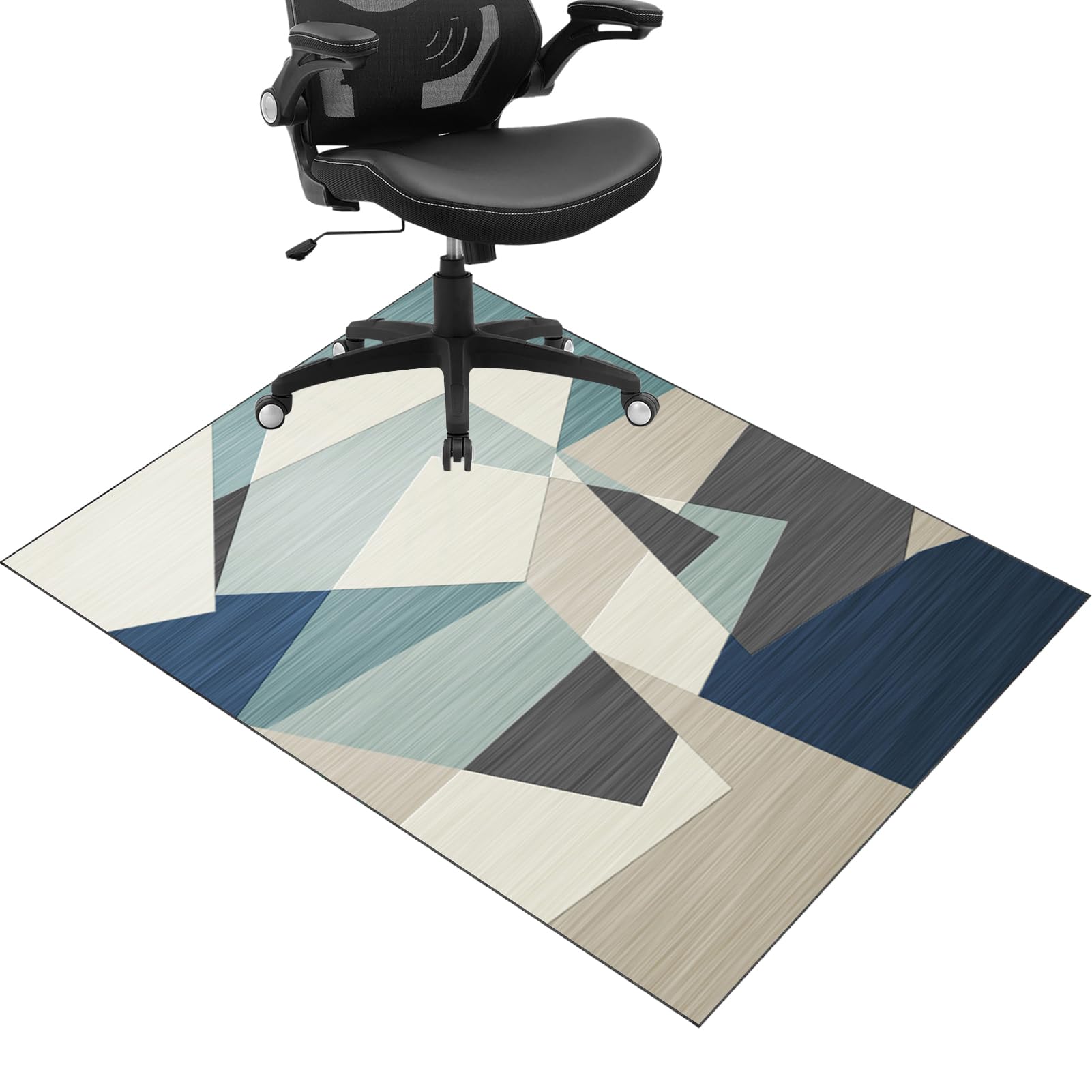 JaevKwzy Chair mat for Hard Floors Heavy Duty Office Chair Mats for Carpeted and Hardwood Floor Carpet Protector Chair Mat Floor Mats Wood/Tile Protection Mat for Office & Home 100 x 120 cm