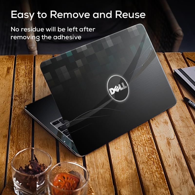 Image of Galaxsia DSGN 304 Full Body Laptop Skin Bubble-Free| Laminated & Removable | HD Quality Sticker for Laptops Upto 15.6 Inches Compatible with DELL