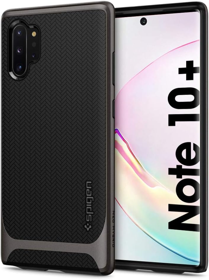 Spigen Neo Hybrid Designed for Samsung Galaxy Note 10 Plus Case/Galaxy Note 10 Plus 5G Case (2019) - Gunmetal