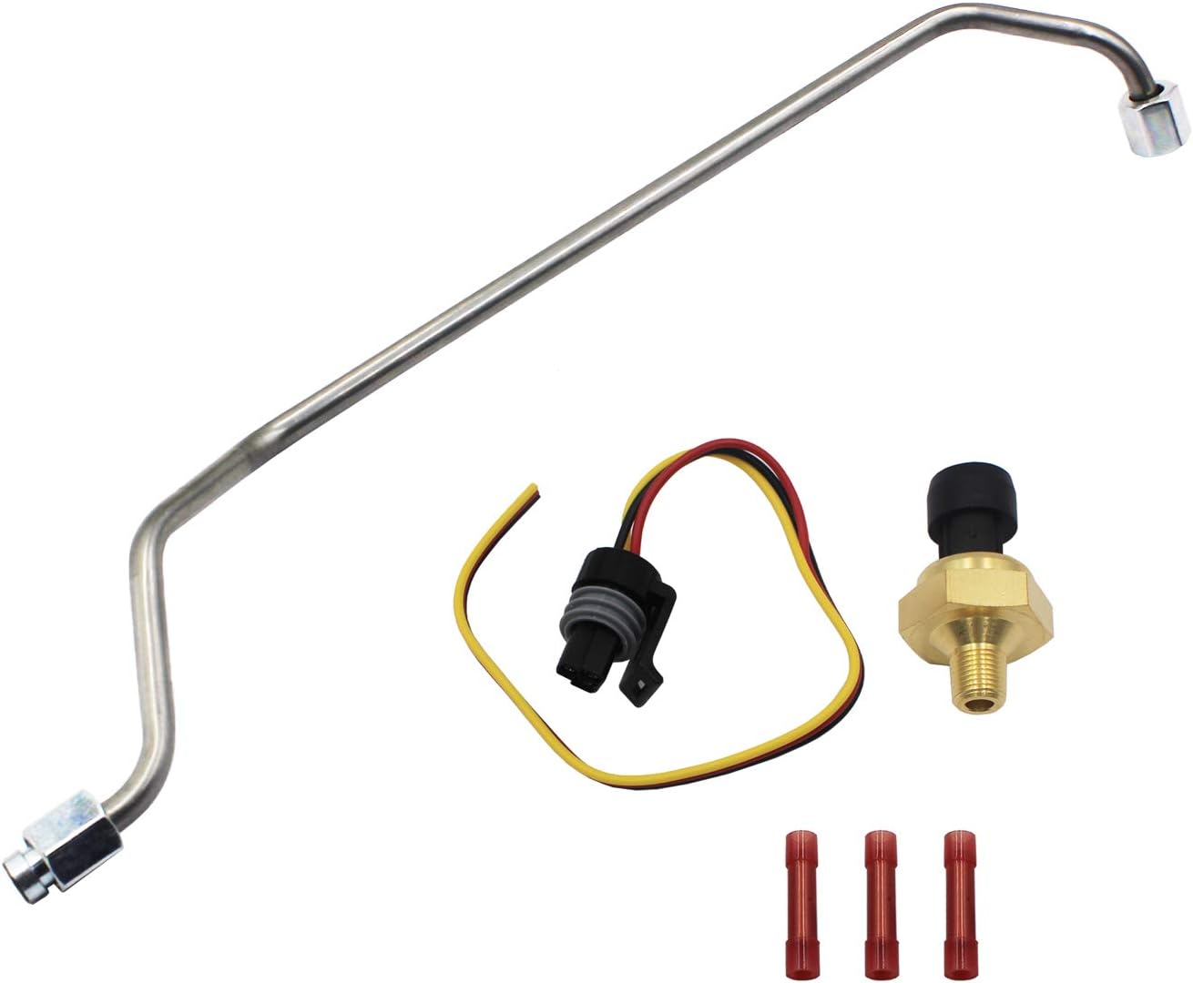 Exhaust Back Pressure EBP Tube Sensor & Wire Replacement for 2003-2004 FORD 6.0L Powerstroke Diesel - Exhaust Back Pressure Tube