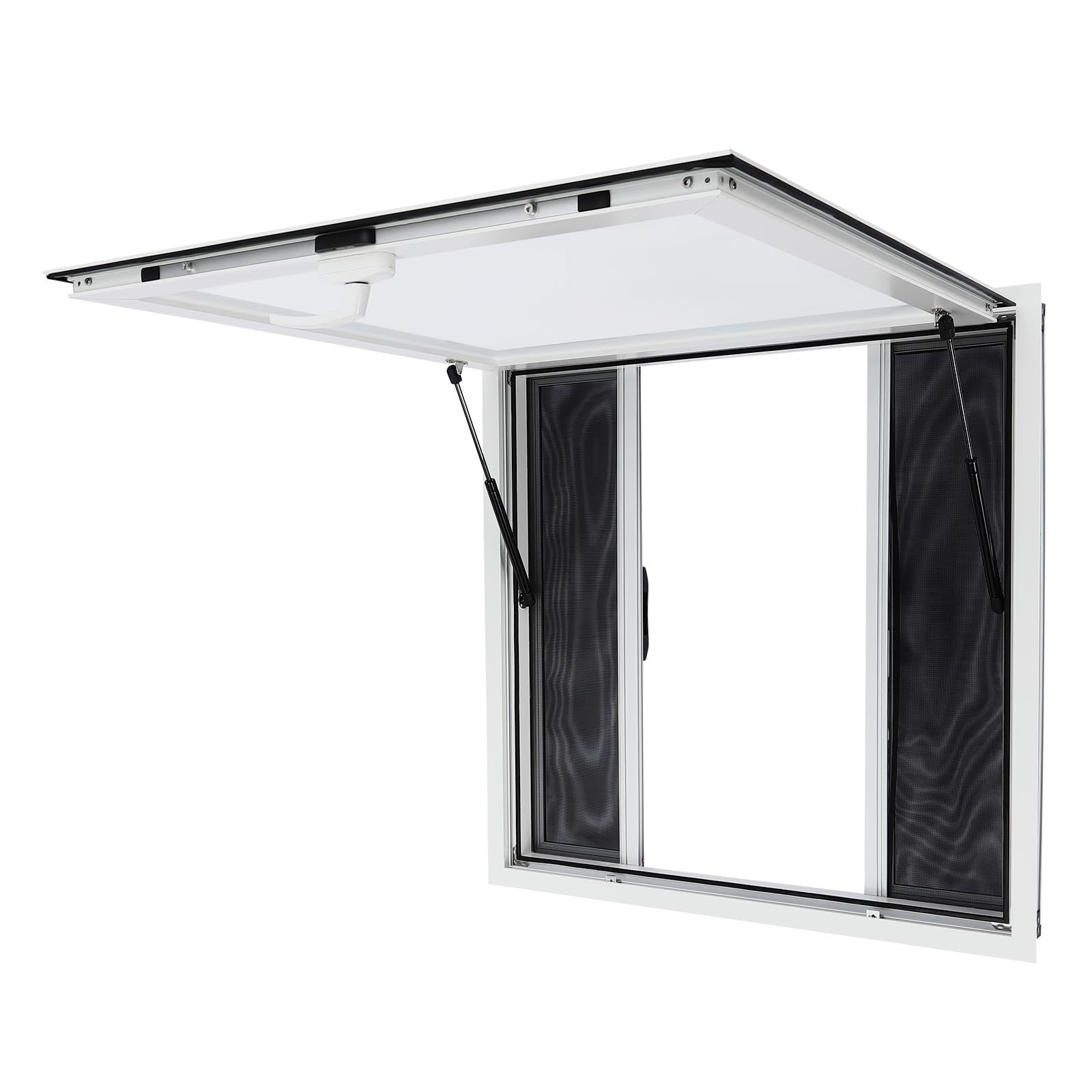 BAIODNB Concession Window 36 x 36 Inch, Concession Stand Serving Window Door with Drag Hook,Concession Awning Door Trailer Windowm for Food Trucks (36 x 36IN)