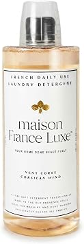 French Laundry Detergent, Plant Based Laundry Soap With Olive Oil and Coconut Oil for Machine or Hand Wash, Daily Use Formula for Colors and Whites, Corsican Wind, 34 Fl Oz