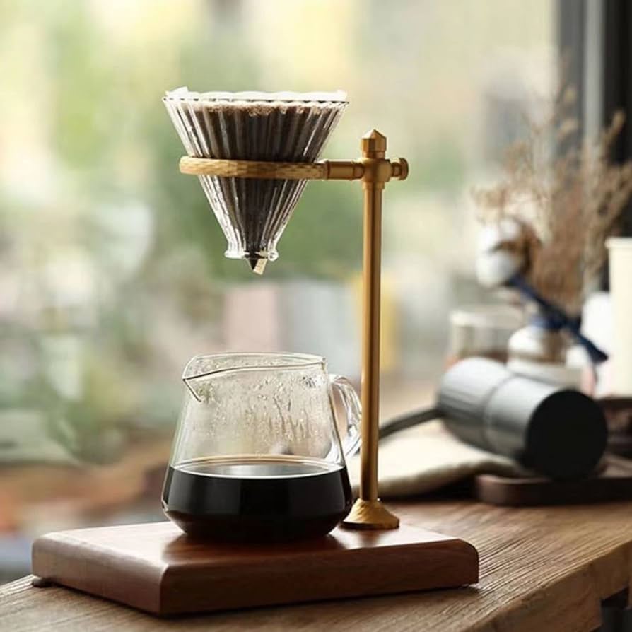 E*x様 【ハンドドリップ コーヒーセット】木製スタンド付き 美品！ E*x様 【ハンドドリップ コーヒーセット】木製スタンド付き 美品