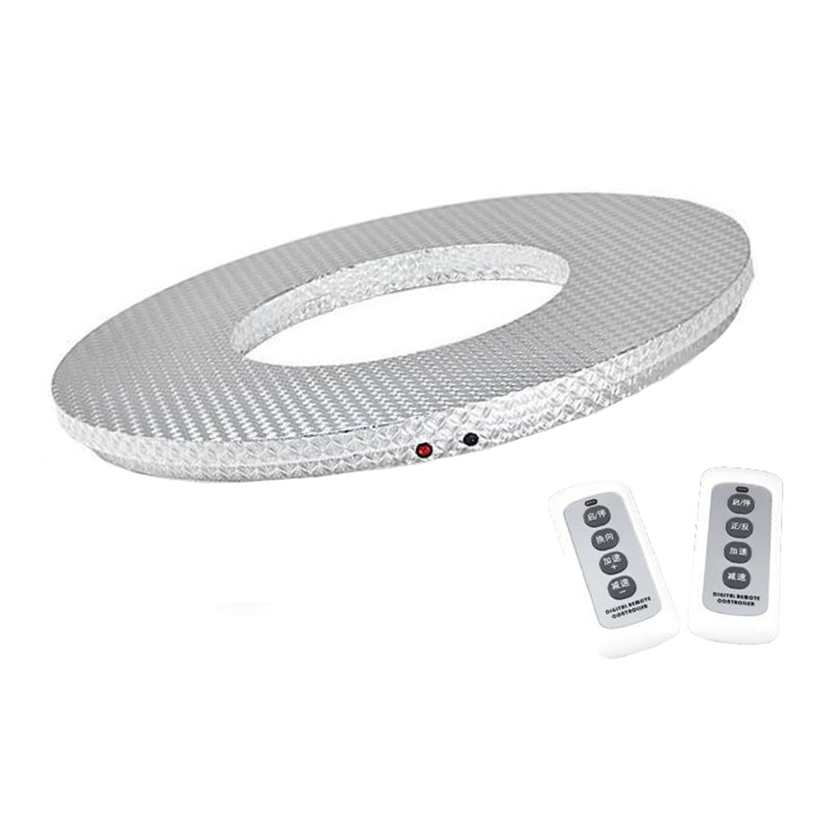 Plateau tournant motorisé Lazy Susan Organiseur électrique rotatif à 360° pour servir la photographie et la décoration de la maison Base pivotante pour tables en bois et en verre