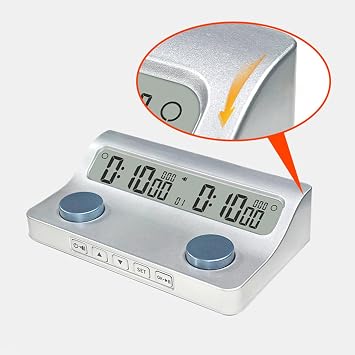 Digital Chess Clock Countdown Function Board Game Timer Professional Chess Timer Board Game Clock Easy Installation
