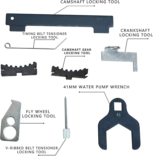 Vista 8 de DPTOOL Kit de herramientas de sincronización de alineación de bloqueo de tensión del árbol de levas del motor para Chevrolet Alfa Romeo Cruze 16V