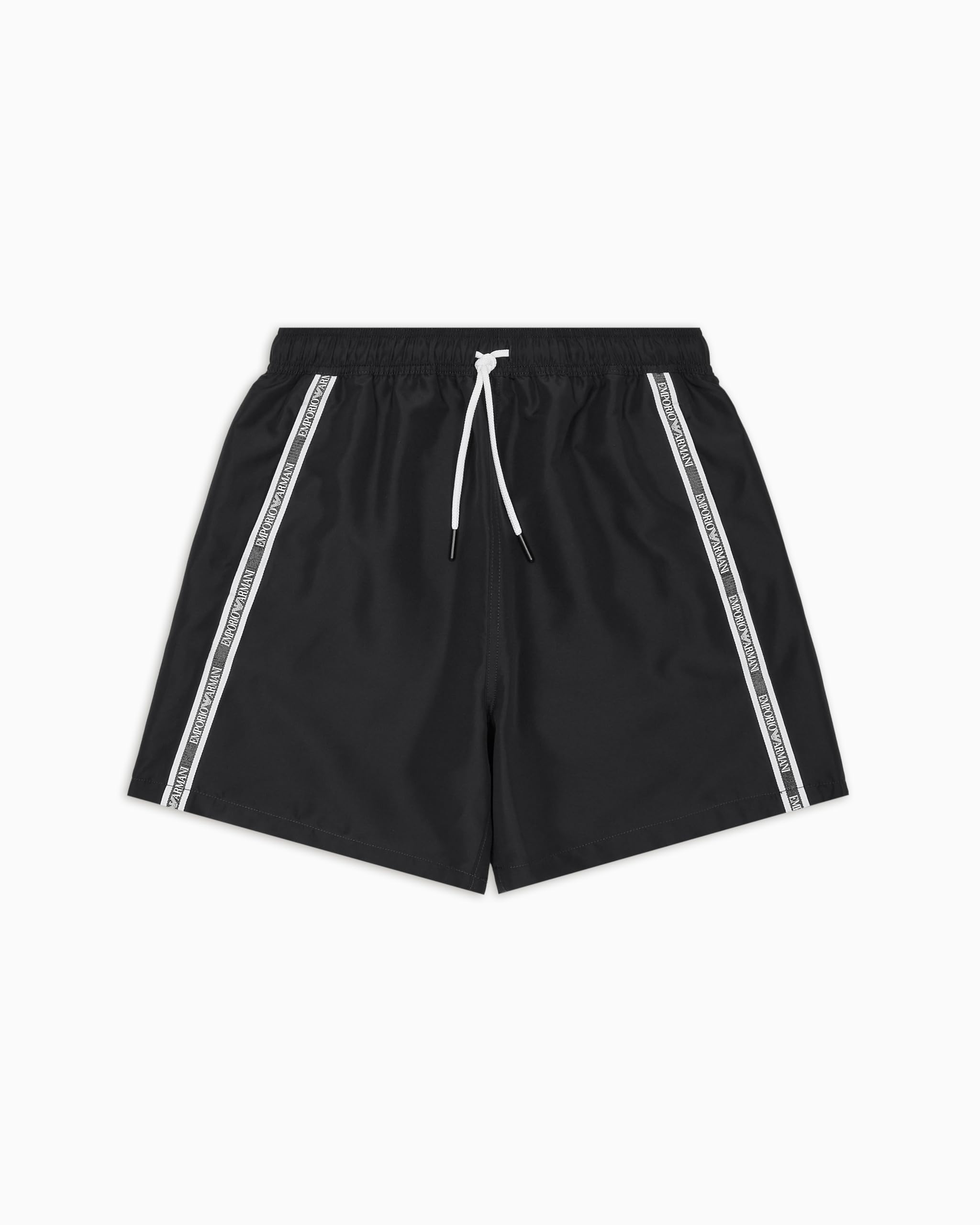 Emporio Armani Herren Schwarz Man Logo Tape Mid Boxer S, S