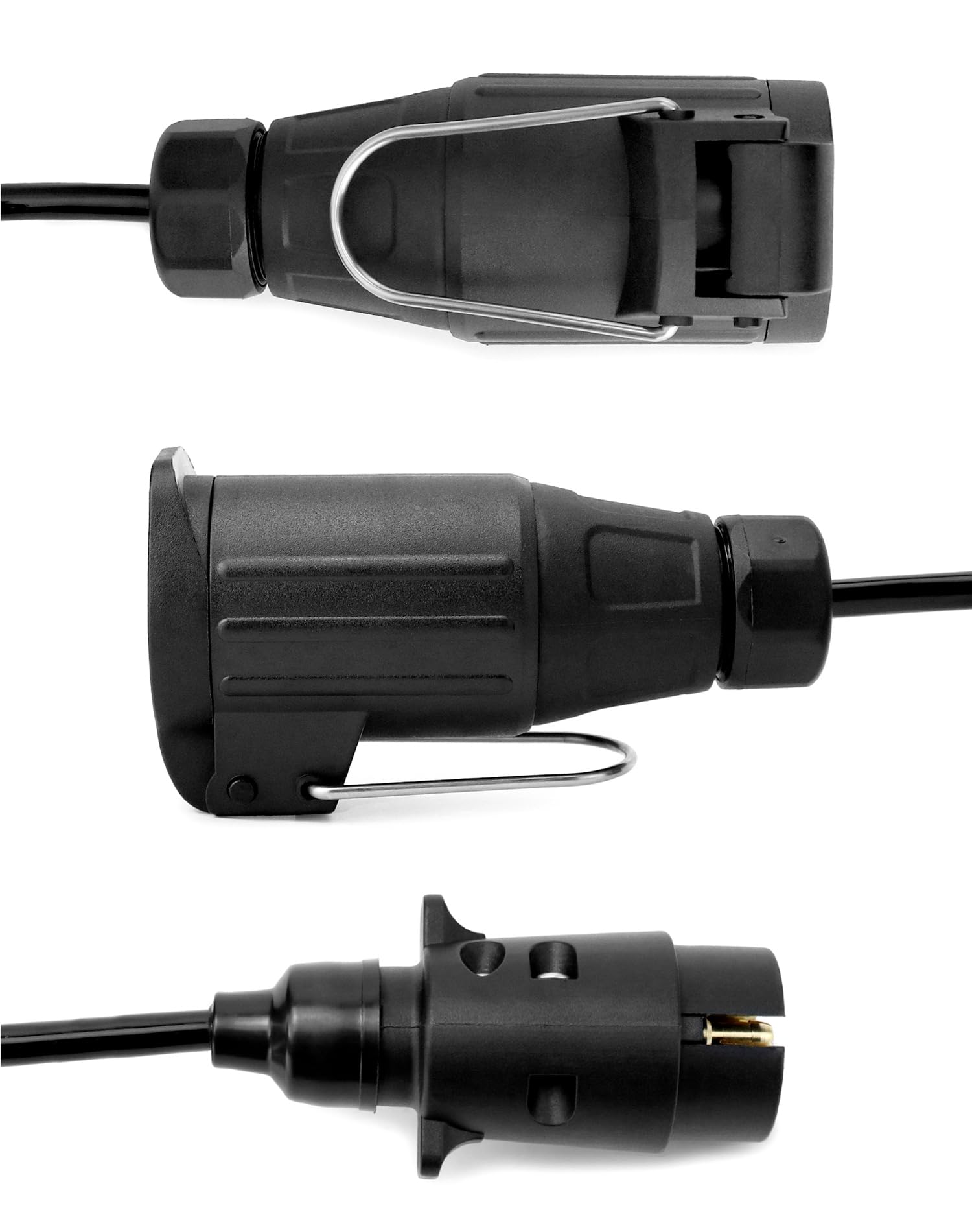 Adaptateur Remorque 7 13 Broches HautStore 7/13 Adaptateur Prise Remorque 7 Vers 13 Broches Connecteur Fiche Attelage 7 Pole A 13 Adaptateur Extension Remorque 7 Broches