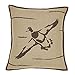 Tallmadge Duck in Flight Pillow Cover 16x16