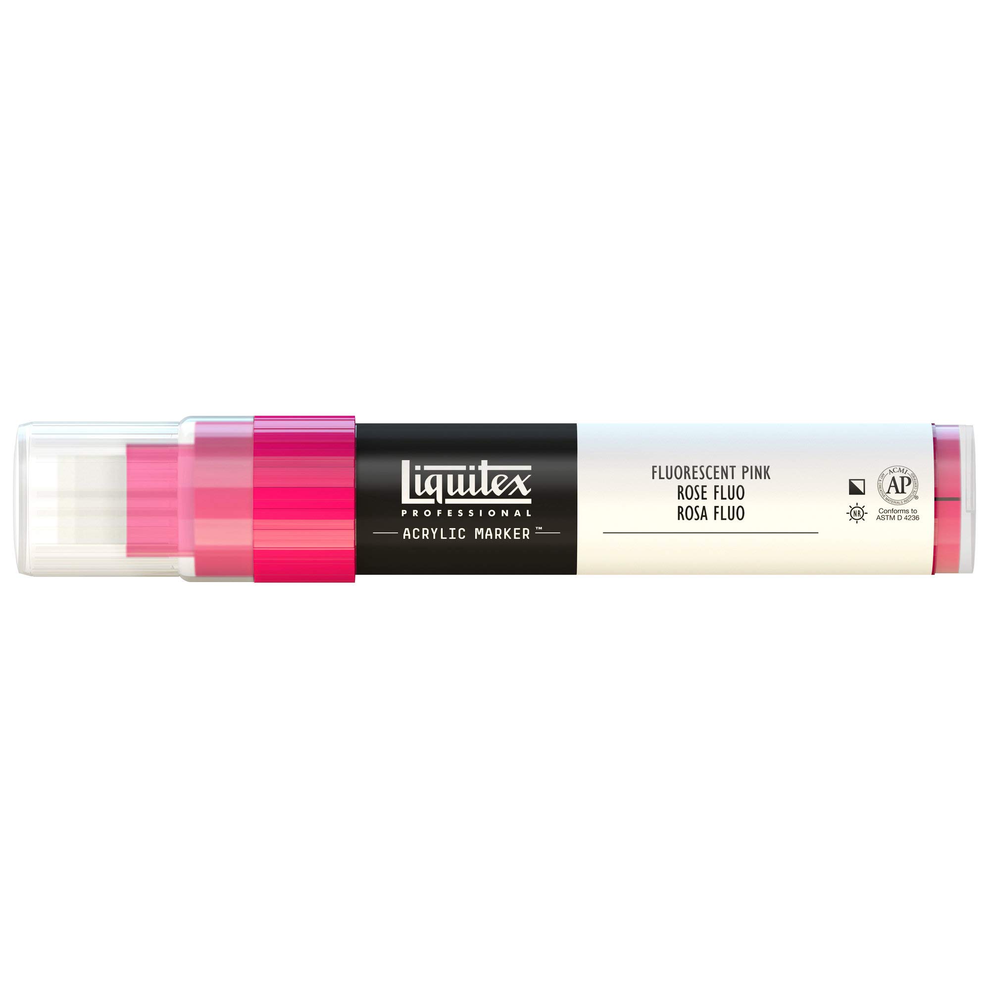 Liquitex Professional Paint Marker with 8-15 mm Wide Nib - Fluorescent Pink