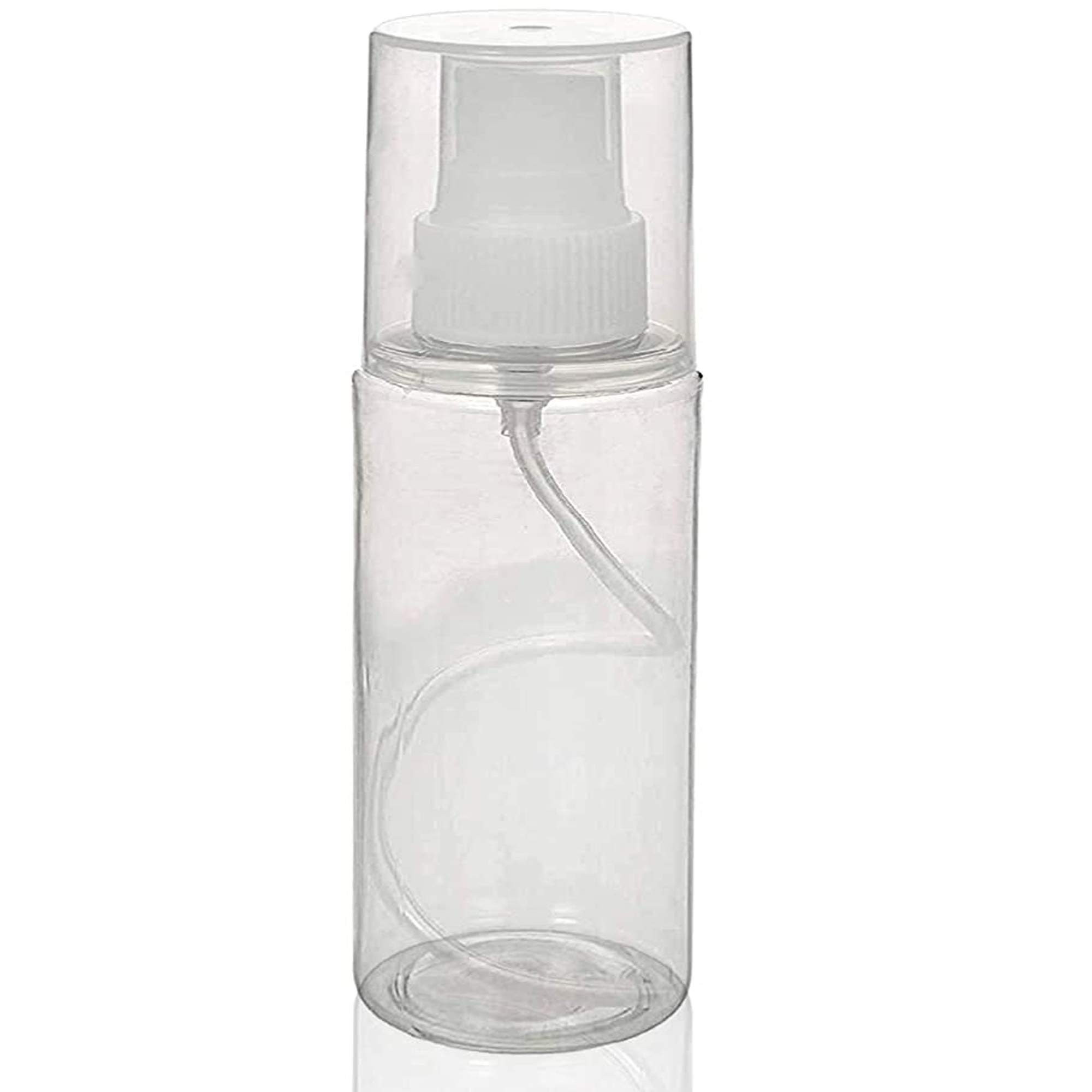 Hunky Dory 30ml Empty Plastic Transparent Refillable Fine Mist Spray Bottle With Double Cap for hand sanitizer, Toner, Perfume, Lotion, OIl, etc { Pack of 1)-image-30