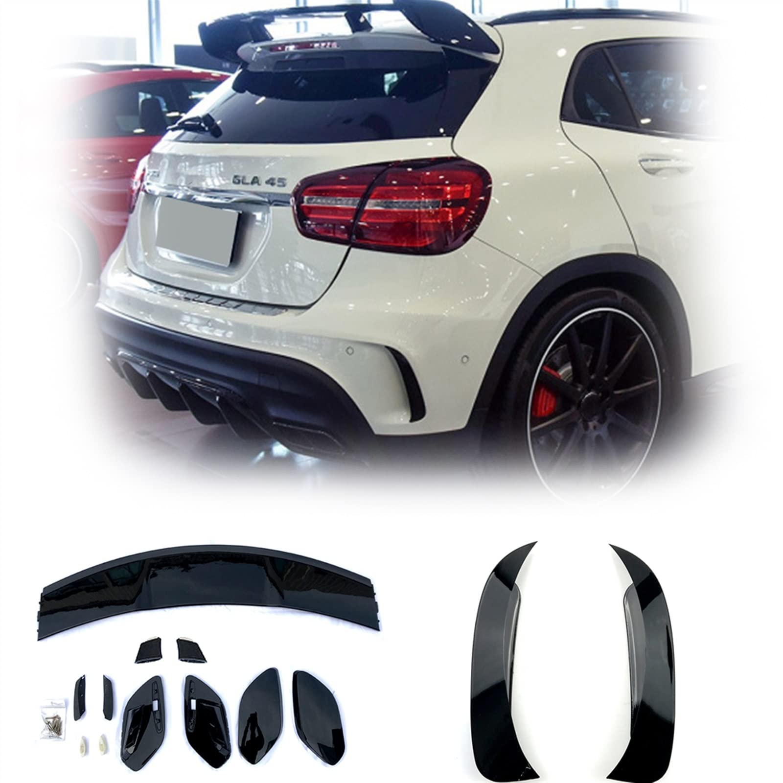 Spoiler de toit Benz GLA 200 CGI Sport stabilités aérodynamique - 6