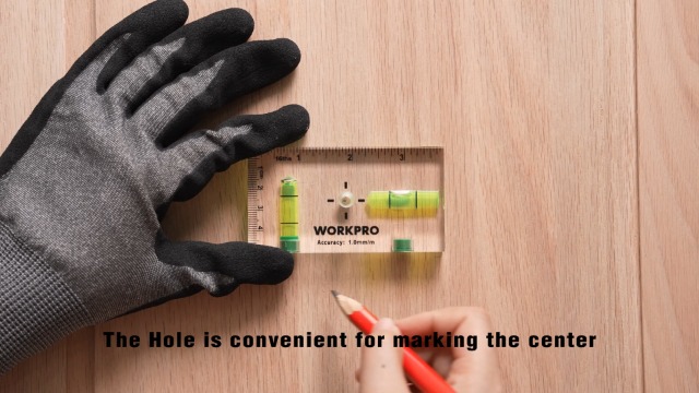 WORKPRO Small Level, 3-3/4 Inch Mini Level Tool, Magnetic Level