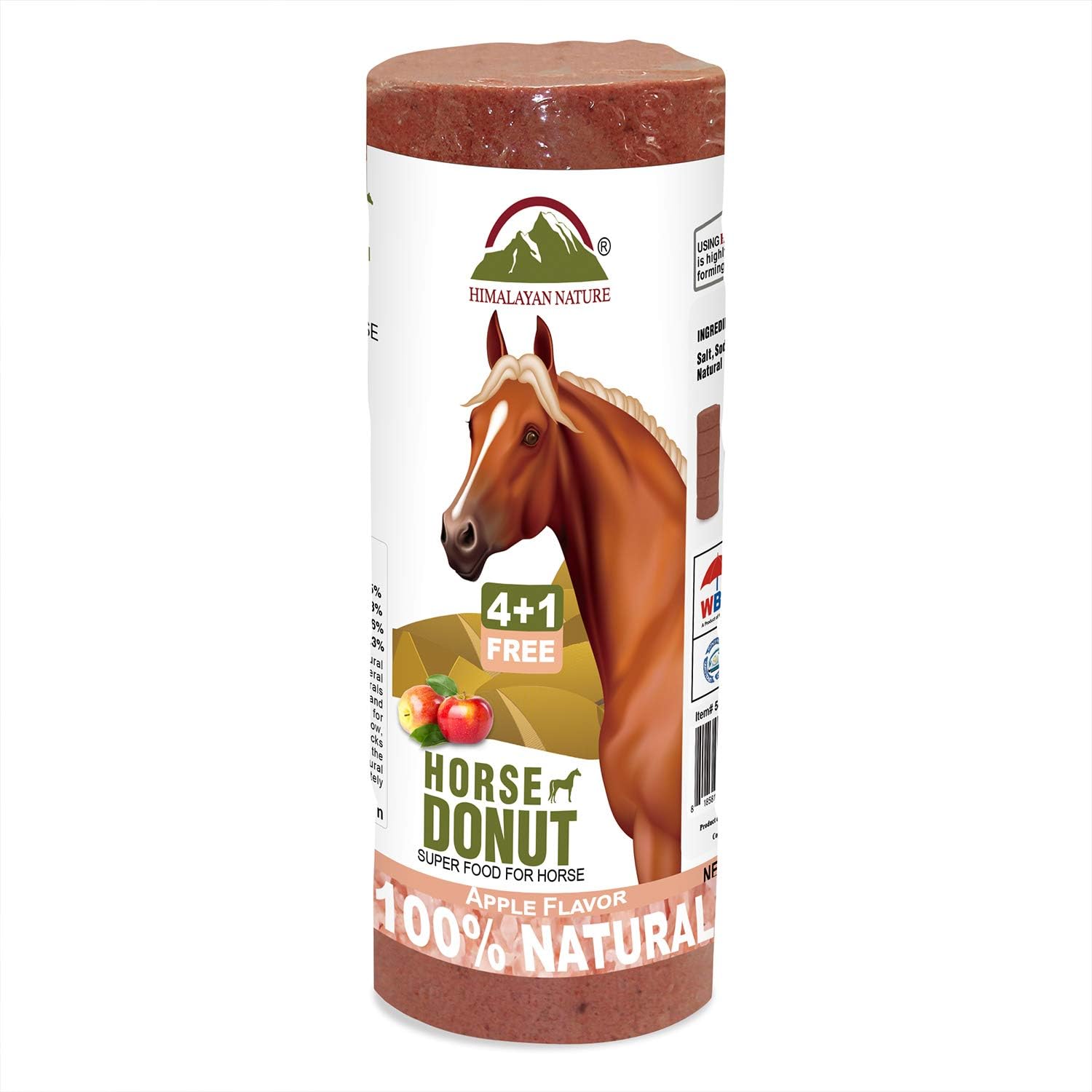 Himalayan Nature Horse Salt Donuts Apple Flavor (3.6 lbs