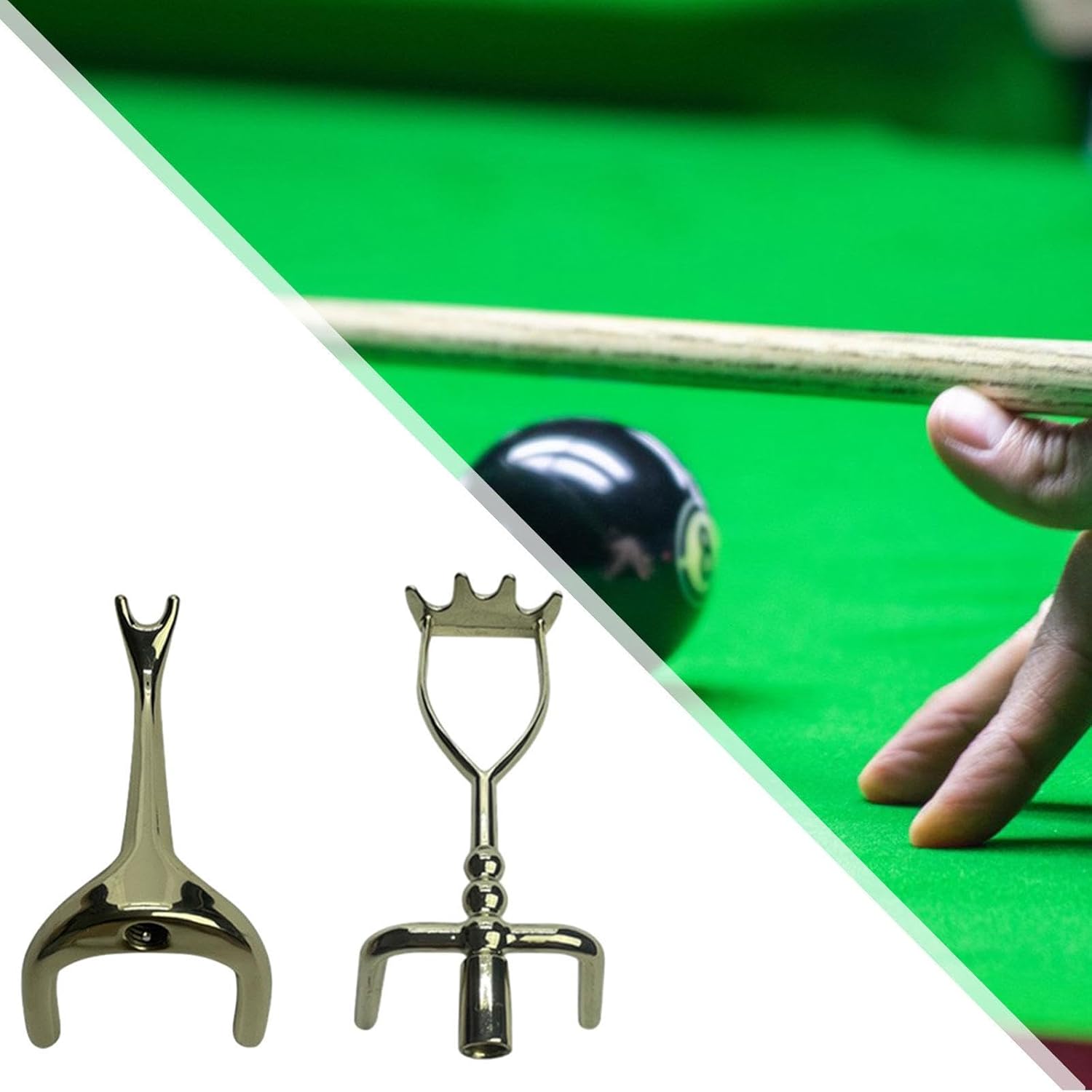 Pool Billiard Bridge Head Billiards Cue Stick Bridge Adults Men Women Pool Cue Stick Bridge Snooker Cue Rest for Indoor Party