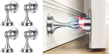 Select Two to Save-WINONLY Door Stopper, 4 Pack Magnetic Door Stop, Stainless Steel,WINONLY Door Stopper, 4 Pack Magnetic Door Stop, Stainless Steel, Bundle