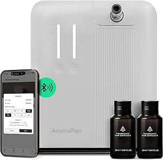 5 Star Collection Cold Air Scent Diffuser, Whole House (2 Scents Included)- Waterless Smart Aroma, Scent &Time Adjust., App Control, HVAC | Home, Commercial, Hotel | Large Room, 2,000 sq.ft