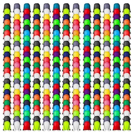 Topspeeder 600Pcs Bulk Drawstring Backpack