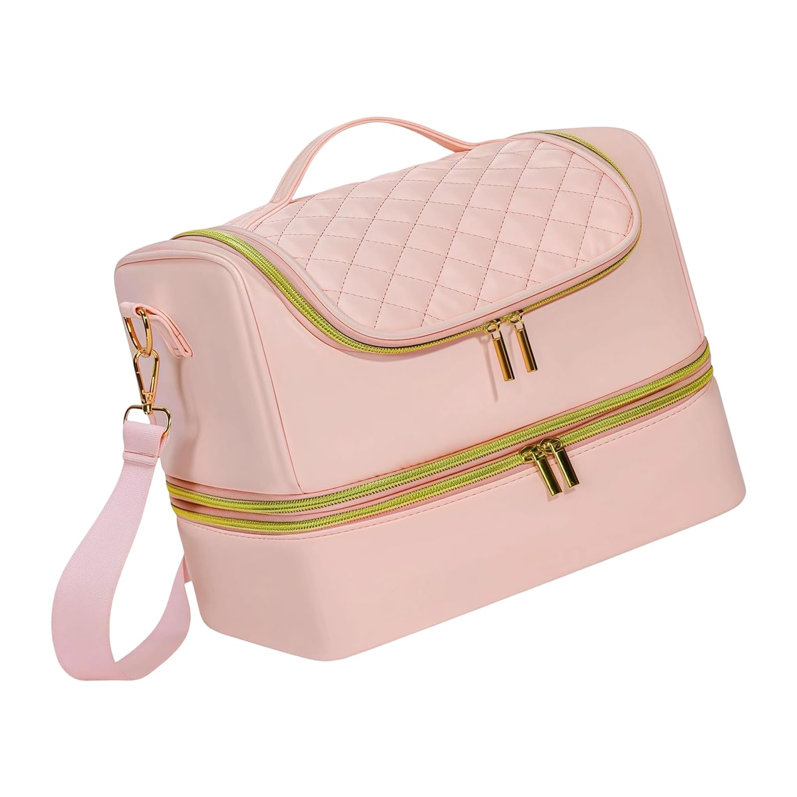 Borsa organizer per strumenti per unghie Custodia piccola per pennelli da trucco Borsa da viaggio per smalti per unghie Borsa per cosmetici da viaggio con manico per riporre strumenti artistici