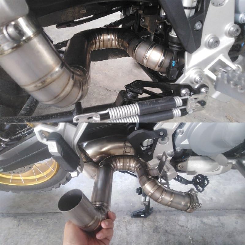 ートバイ排気パ サイレンサー オートバイステンレス鋼排気ミドルリンク