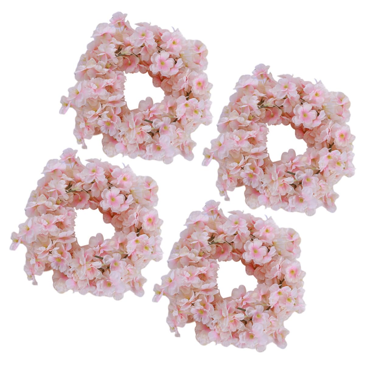 Guirlande rotin fleurs artificielles de cerisier LIFKOME suspension porte entrée