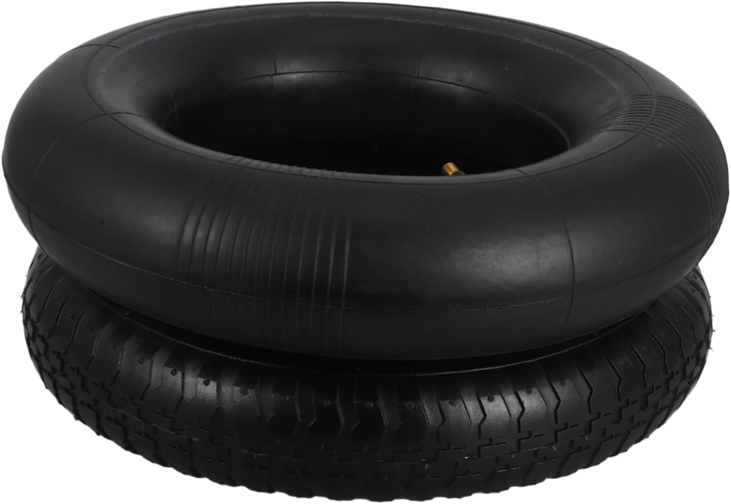 Mikikit Replacement Tire Inner Tubes Set Heavy Duty Wheels for Carts Electric Scooter Tire and Tube Kit Straight Valve Design