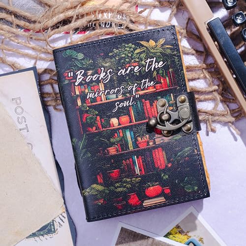 Image of CRAFT JUNKY Vintage Leather Journal Diary for Women and Men Travel Diary Notebook for Writing Deckle Edge Paper (A5)