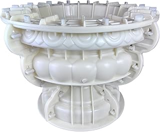 Extra Large Round Planter Molds, ABS Concrete Planter Molds for Garden Decor, Heavy-Duty Reusable