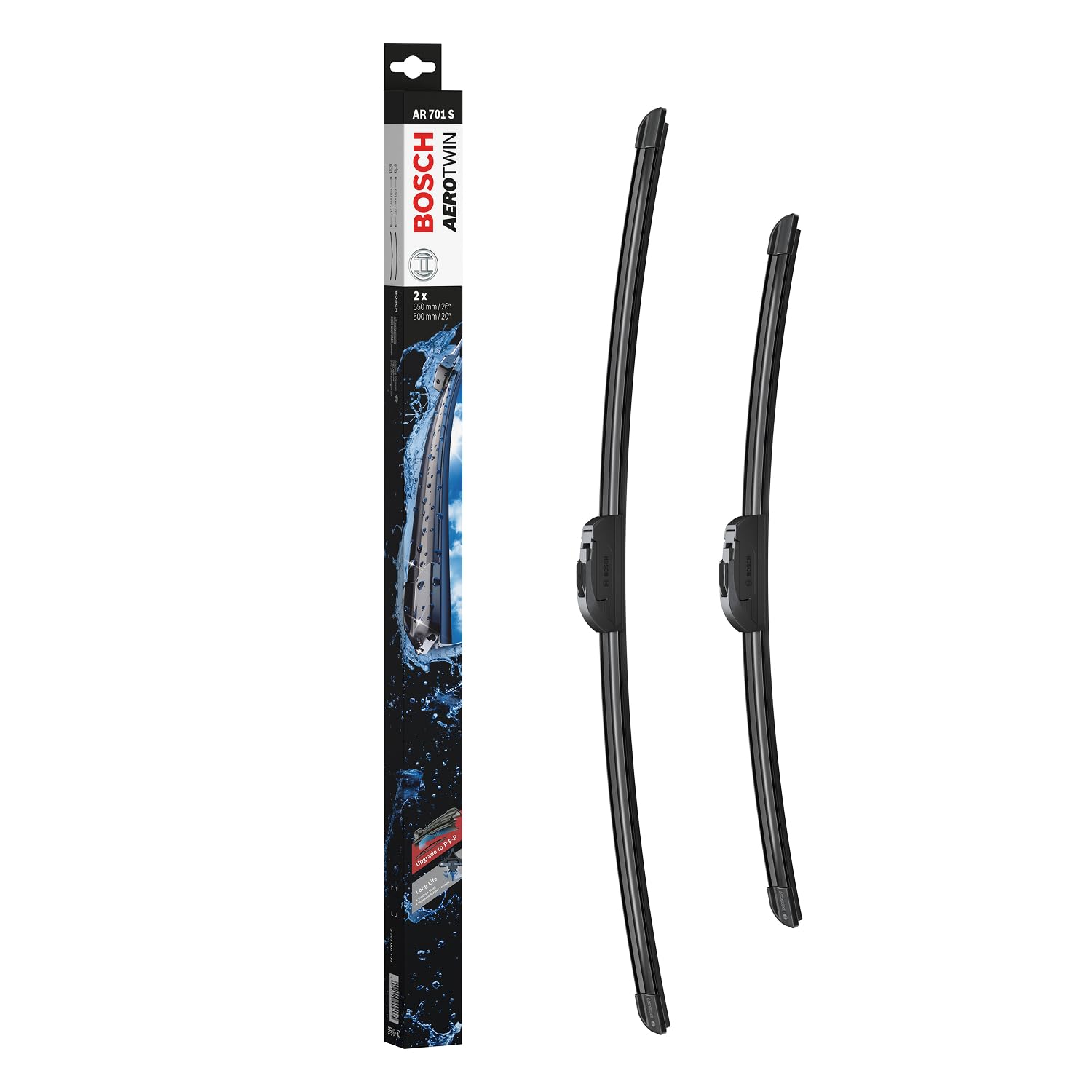 BOSCH Balai d'essuie-glace Aerotwin Retro Spoiler AR701S 3397007706 | Compatible avec: CHRYSLER GRAND VOYAGER V, CITROËN EVASION Großraumlimousine, EVASION Van, JUMPY I, JUMPY I Kasten