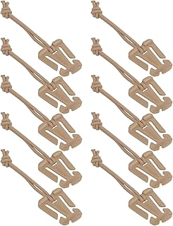 Paquete de 10 clips de sujeción de engranajes Web Dominator con hebilla elástica para mochilas y bolsas