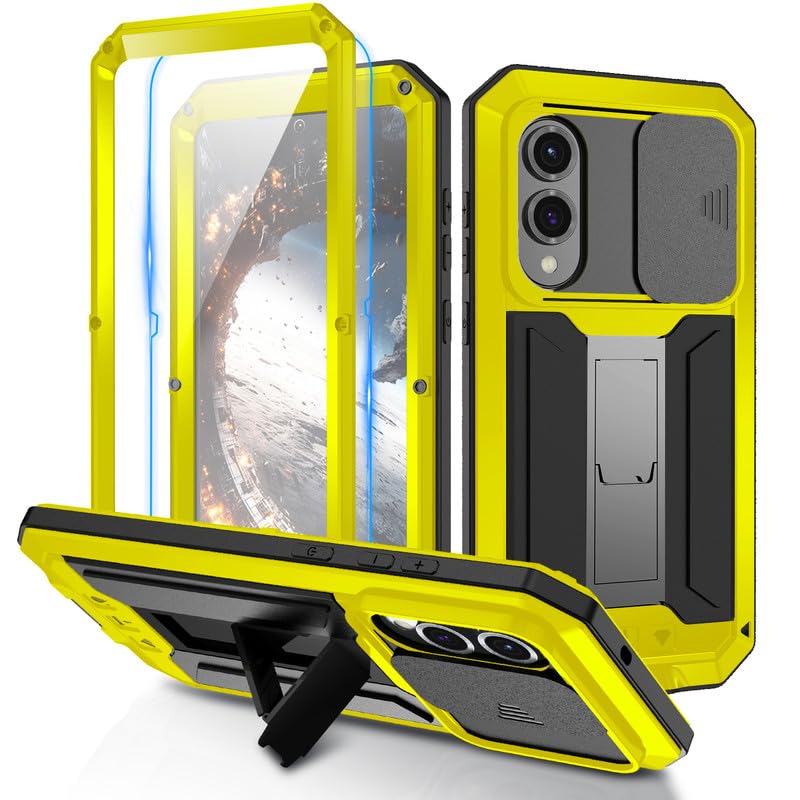 Coque Galaxy S25 Edge Waterproof Housse Protection Intégrale Caméra Argent