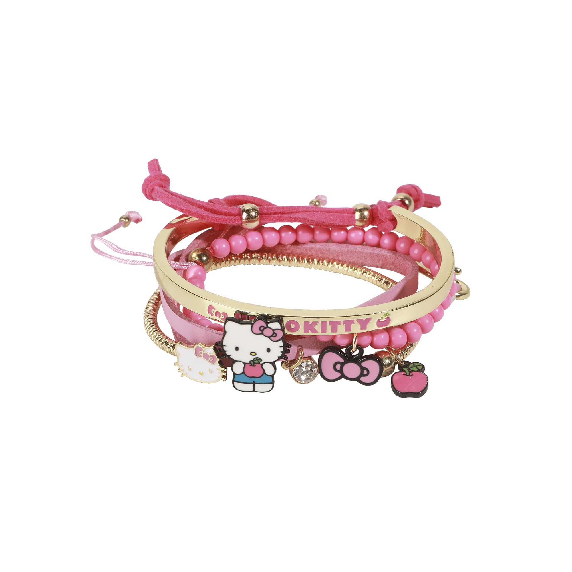 Bioworld Hello Kitty Arm Party Variety of Bracelets (Set of 4)