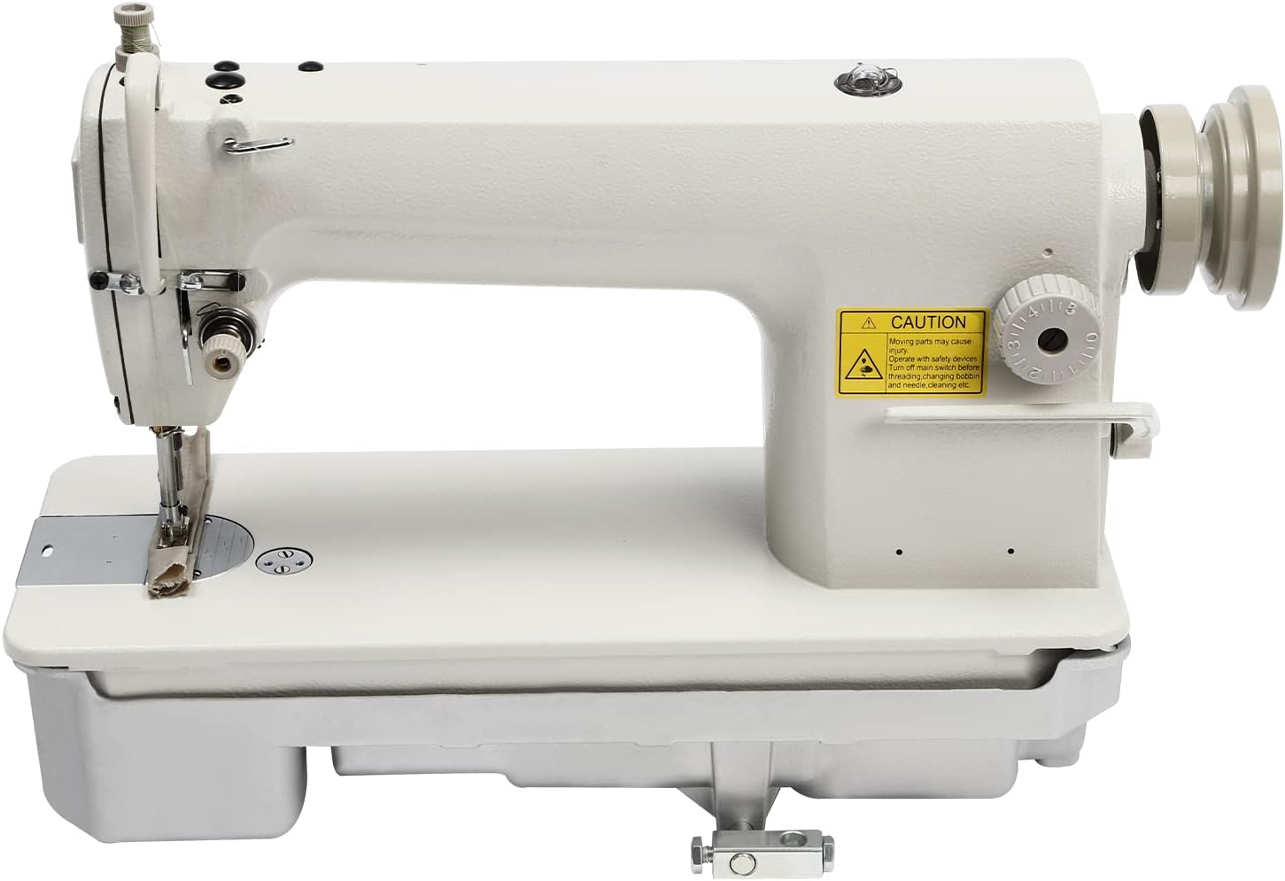 Sewing Machine,Heavy Duty Thick Material Leather Industrial Sewing Tool High Speed Straight Stitch Leather Sewing Tool Portable Walking Foot Sewing Machine Leather Sewing Machine,No Motor&Pedals