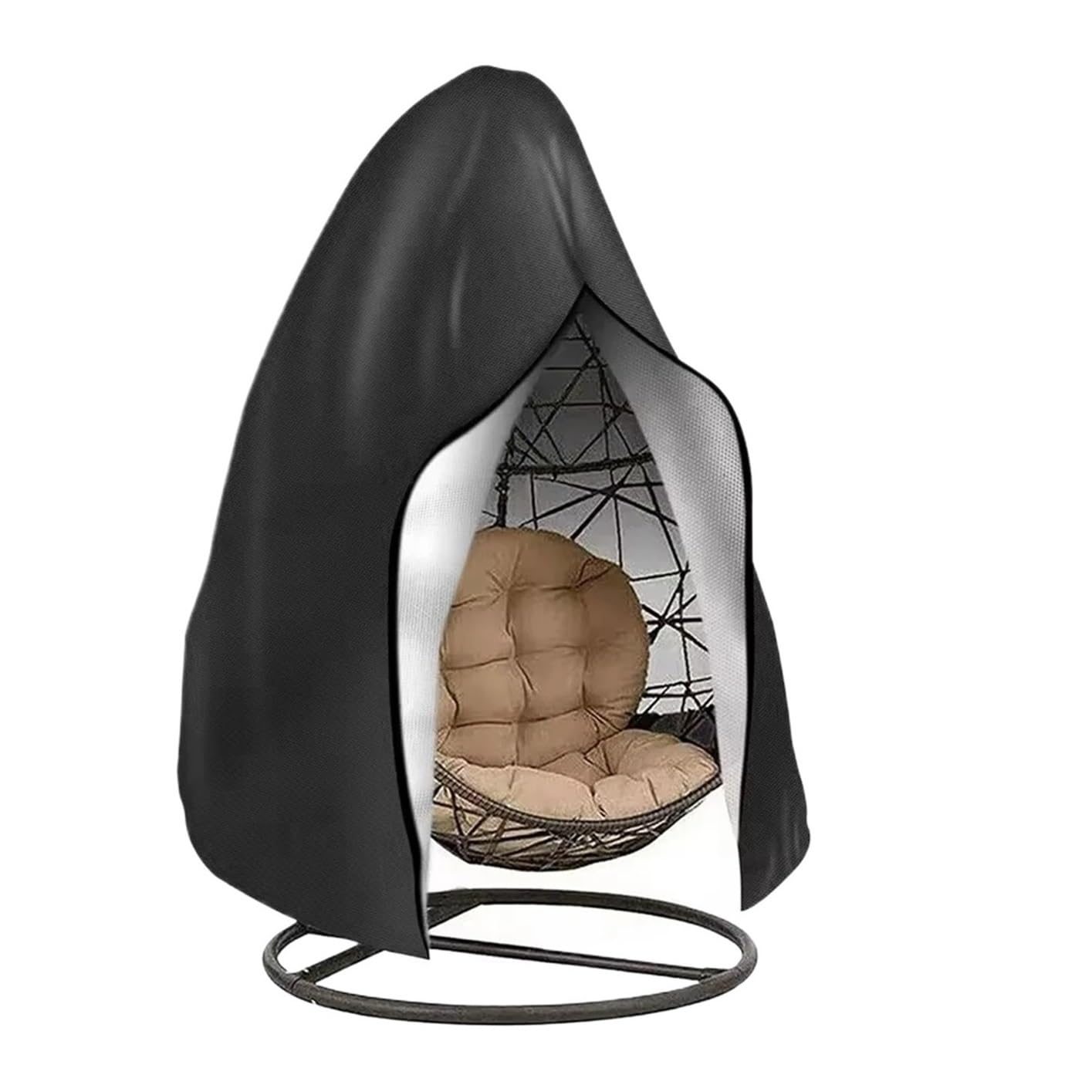 Para tu patio funda para silla colgante impermeable con cremallera