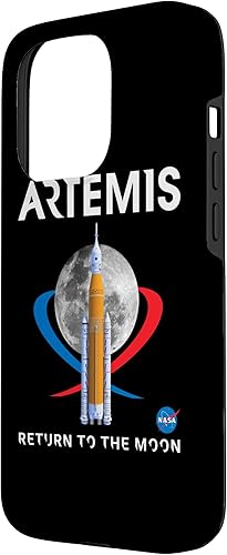 Miniatura 2 de Funda con logotipo para iPhone 15 Pro NASA Artemis Mission SLS Moon Insignia