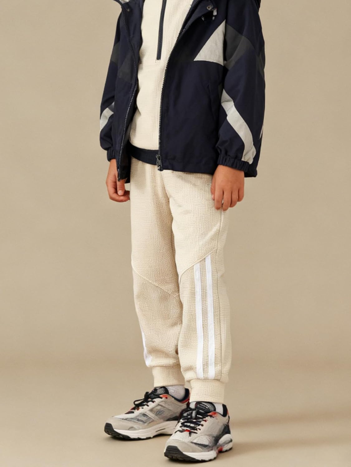 Boys Pants 3 Piece Elastic Waist Sweatpants Kids Joggers Athletic Pants Activewear Clothes for 3-12Years - Image 2