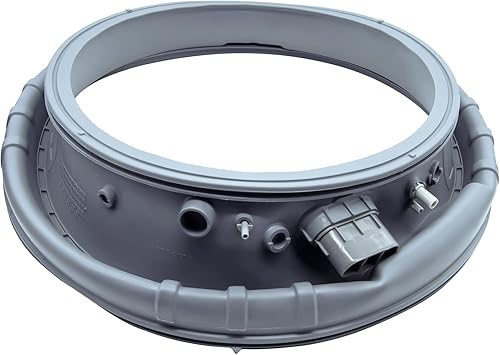 DC97-18094B Washer Door Boot Seal Gasket Diaphragm for Samsung Washing Machine WF42H5000AW/A2 WF42H5100AW/A2 WF42H5200AF/A2 WF42H5200AP/A2 WF42H5200AW/A2 Replace PS9606239 AP5917067 EAP9606239 4000547