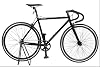 Fixed Gear Bike PISTO Chromoly Frame, Durability, 700C, Lightweight, Road Bicycle, Simple, Fixed Gear⇔Free Gear Free Conversion, Brake Included