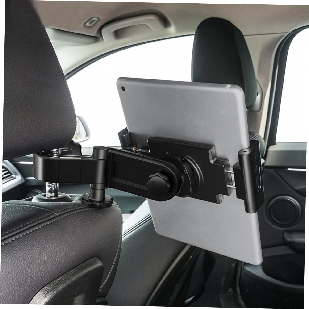 TEHAUX Supporto Auto Tablet Nero in per Poggiatesta Abs