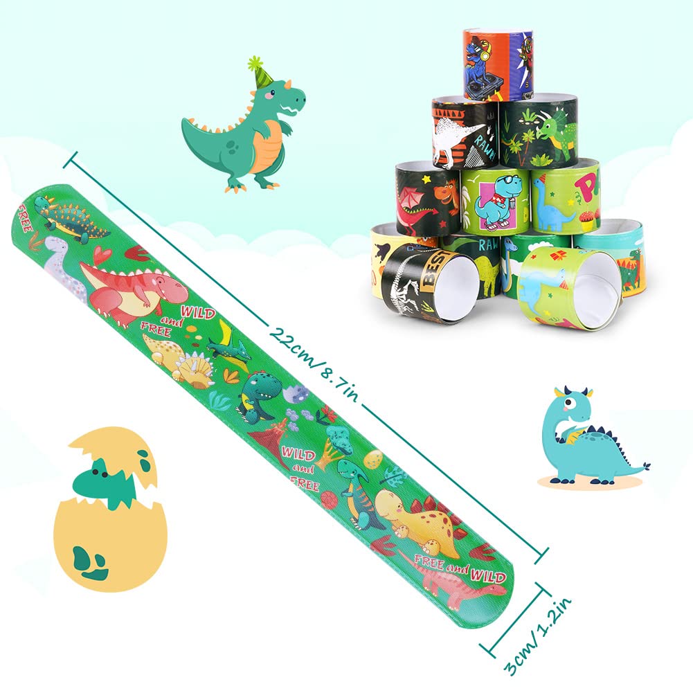 flintronic Braccialetti Slap, 30Pezzi Slap Bracelets, Bracciali a Scatto, Schiaffo Bracciali Gadget per Compleanno Festa Bomboniere Regalo per Bambini Ragazze Ragazzi