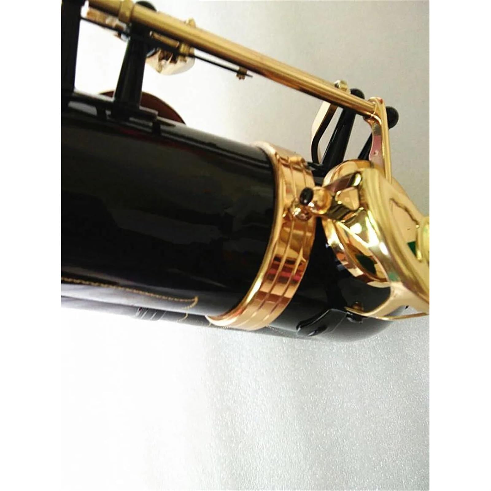 Saksofon Saksofon Tenorowy B-Flat High-End Czarny Złoty Klucz Saksofon Ustnik Reed Neck Akcesoria Do Instrumentów Muzycznych