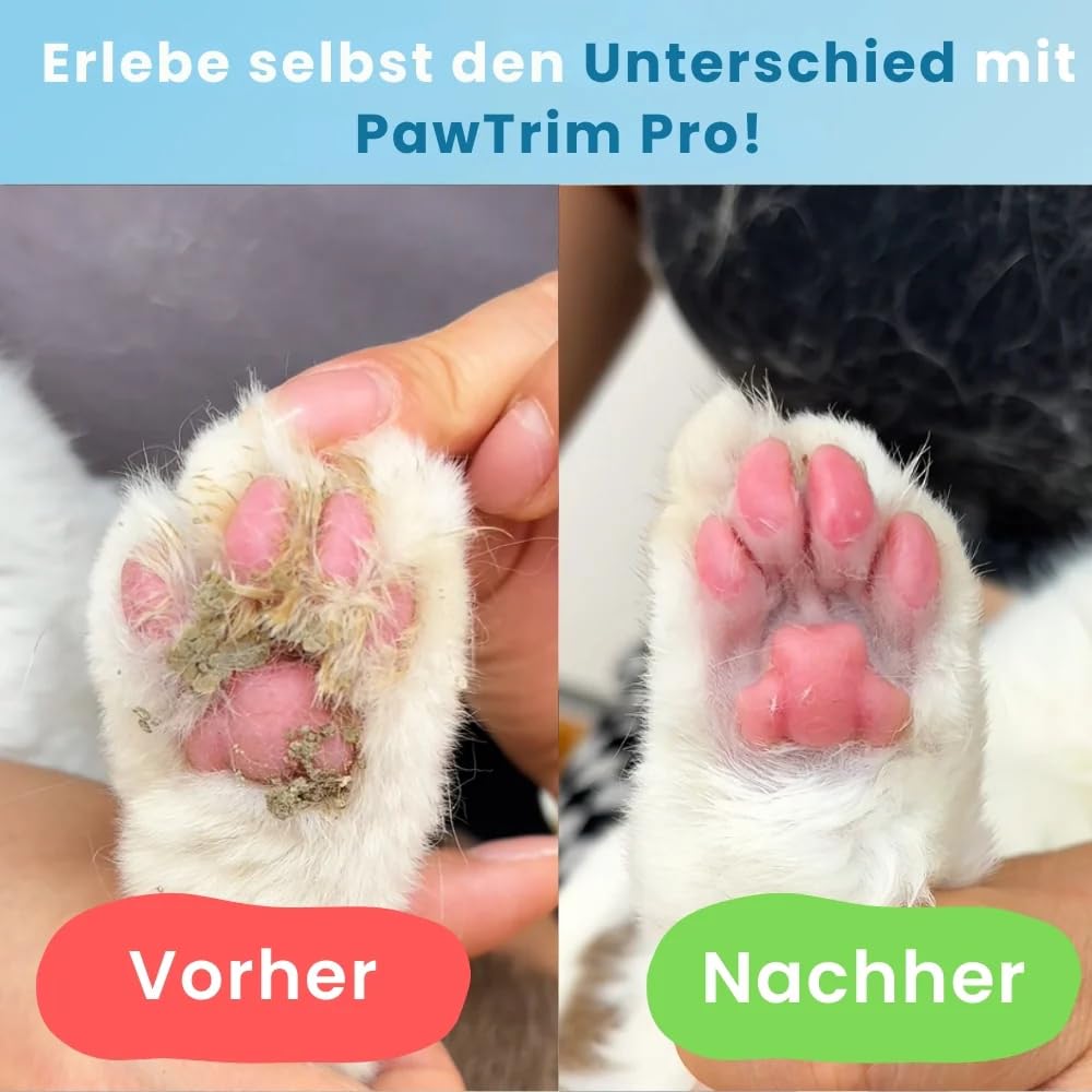 Dr. Pfoten PawTrim Pro™ Katzen - Sanfte Pflege für sensible Samtpfoten