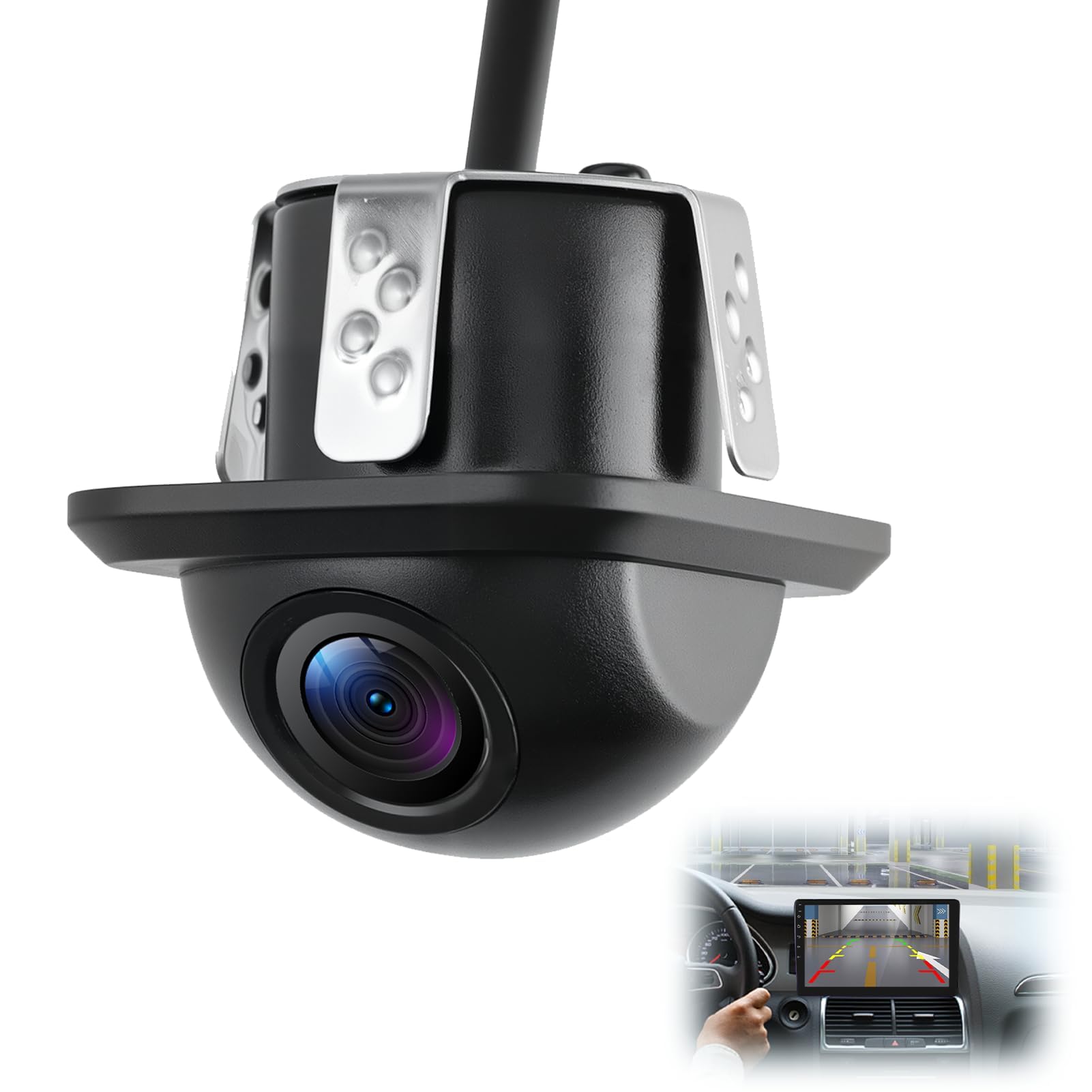 Cámara de visión Trasera PC CVBS Chip 170 Grados HD Lente Gran Angular Visión Nocturna Impermeable Cámara de visión Cámara de Visión Trasera para Bus/RV/Camión/Remolque — view 7