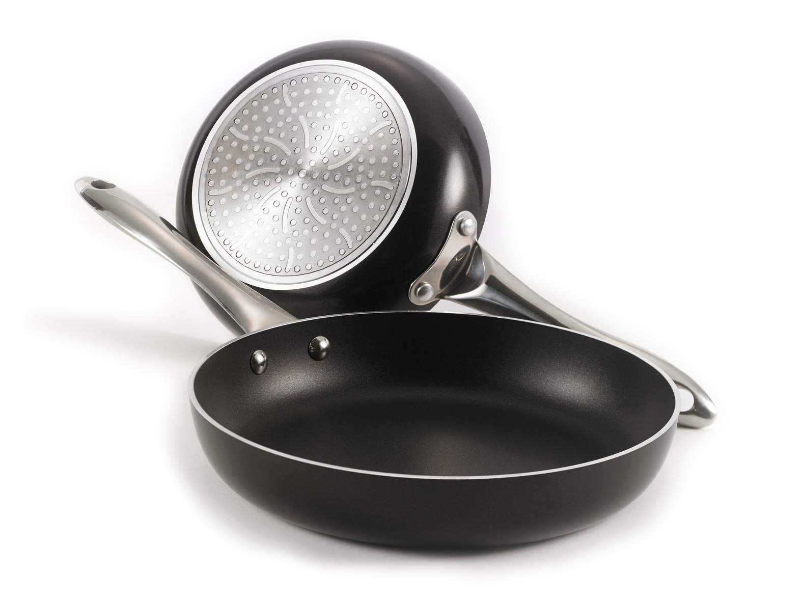 Lagostina Academy Clad 12-Inch Non-Stick Skillet - 5-Ply Clad Stainless Steel, Induction & Oven Safe Up To 350°F - View #2