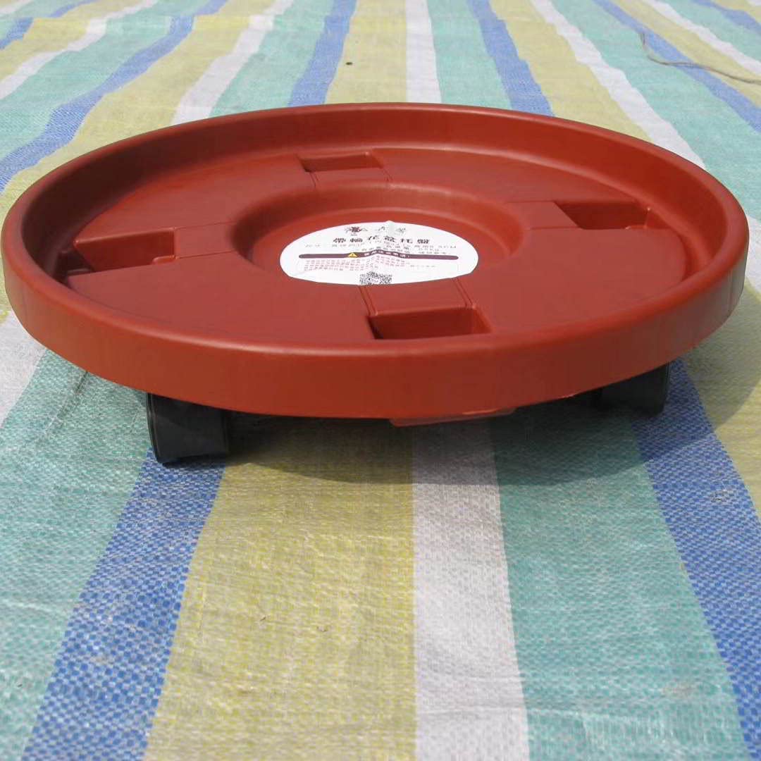 Pflanzentrolleys mit Rädern, robust, 3-teilig, rostfrei, Caddy mit 12-Zoll-Rollständer, runden Rollen, beweglicher Blumentopfpalette für drinnen und draußen, Topfpflanzen