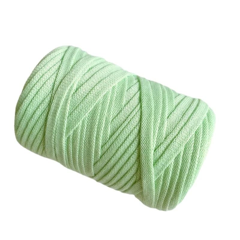 Bolsa tejida a mano de 250 g y 6 mm for mujer, hilo de ganchillo de color suave y grueso, for sofá, cojín, bolso de mano(Light purple)