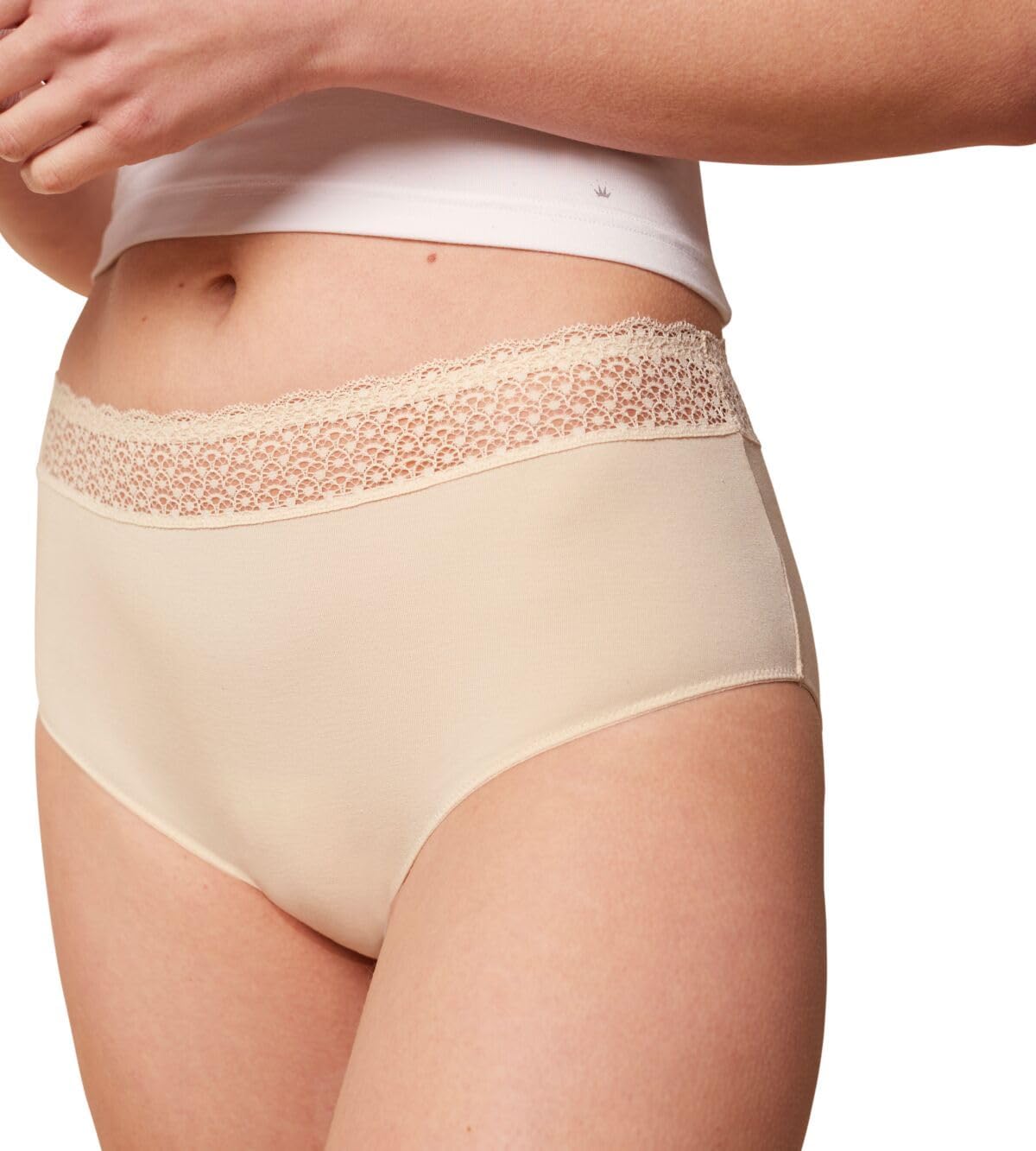 Triumph Women's Feel of Modal Midi 2P Underwear, Skin,